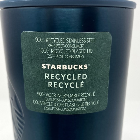 STARBUCKS RECYCLED STAINLESS STEEL TUMBLER - Picture 4 of 11